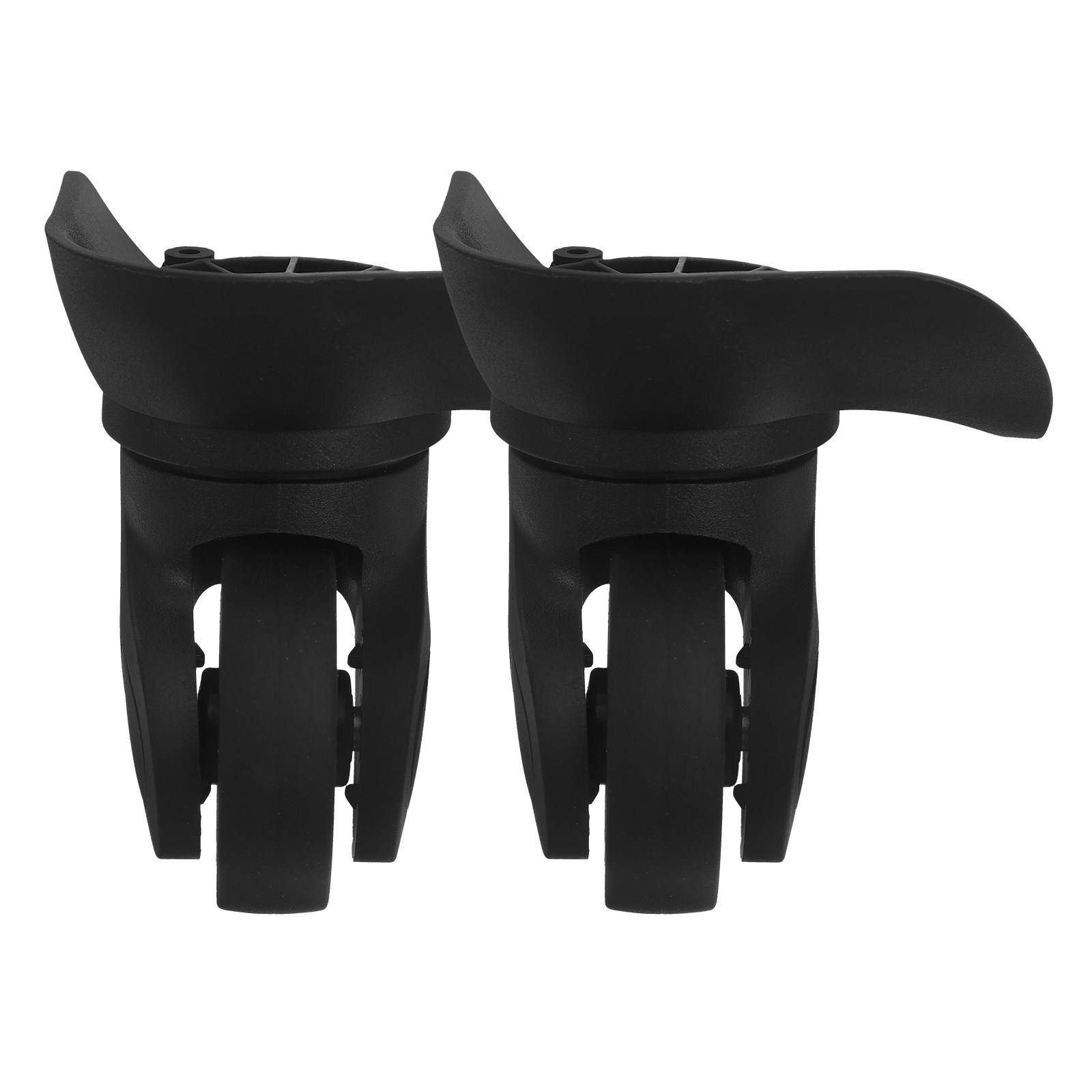 Silent Replacement Luggage Wheels - 2 stuks universele kofferwielen, zwarte vervangende