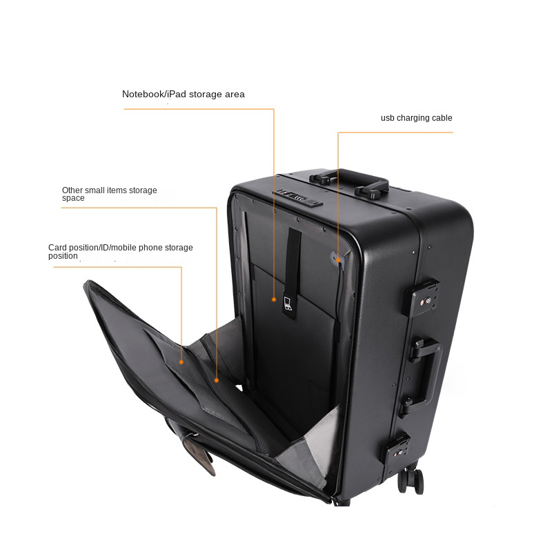 Zakelijke reiskoffer, computer - Aluminum Frame Carry On Luggage recensie en prijs